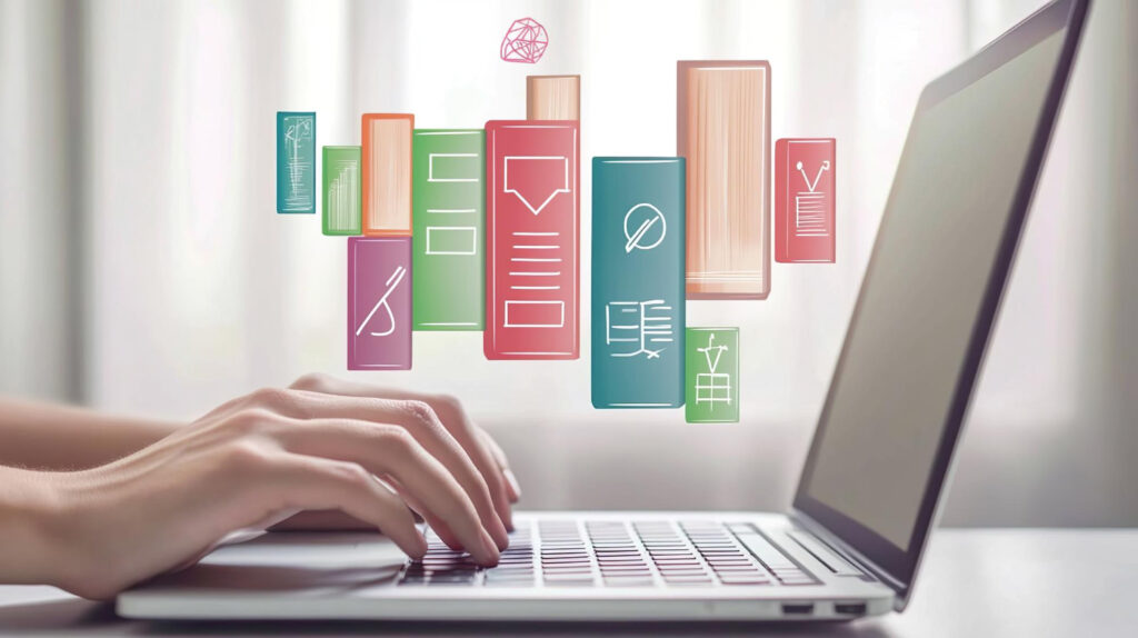 Illustration of content management system