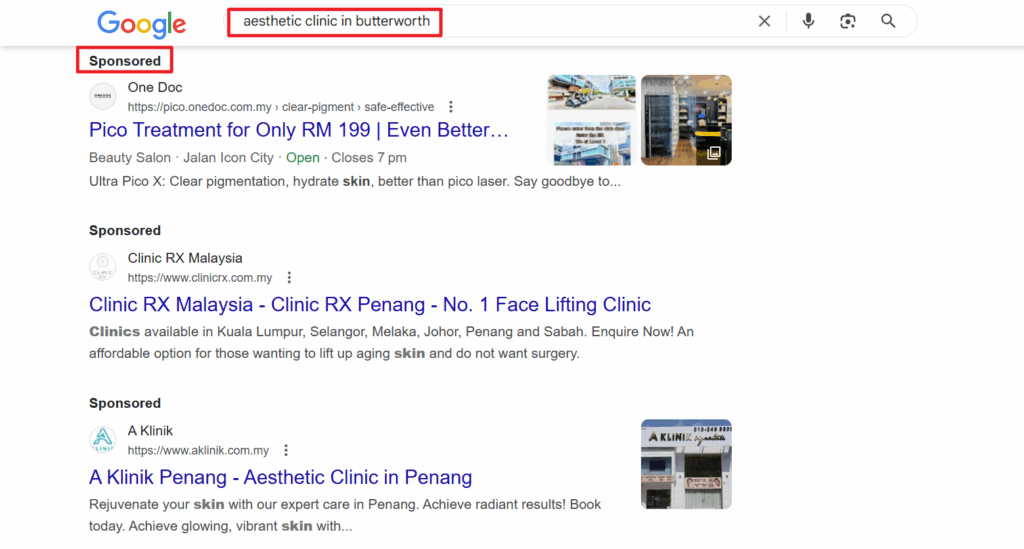 Long-tail queries and the results of SERPs