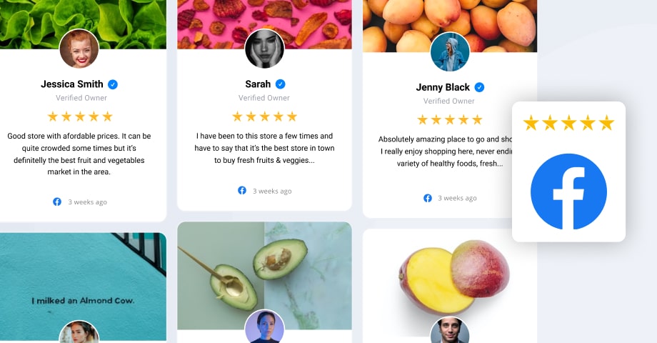 A screenshot on on embedding facebook reviews widget