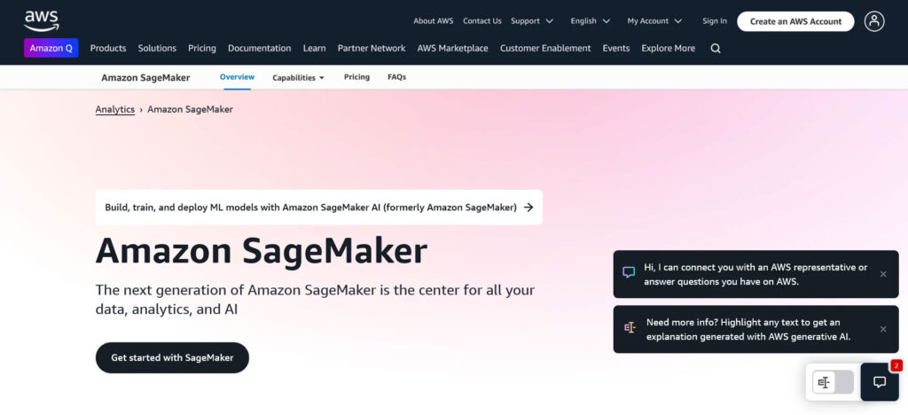 Amazon SageMaker empowers businesses to seamlessly integrate machine learning into core operations, driving significant improvements across various sectors